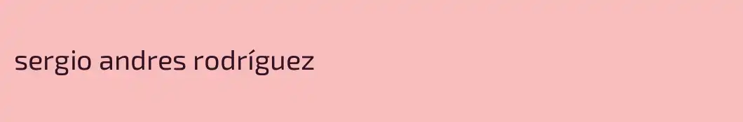 sergio andres rodríguez